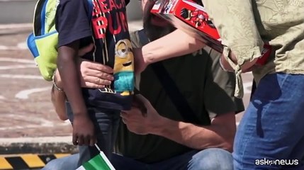 A Ciampino atterrato volo con bambini haitiani adottati