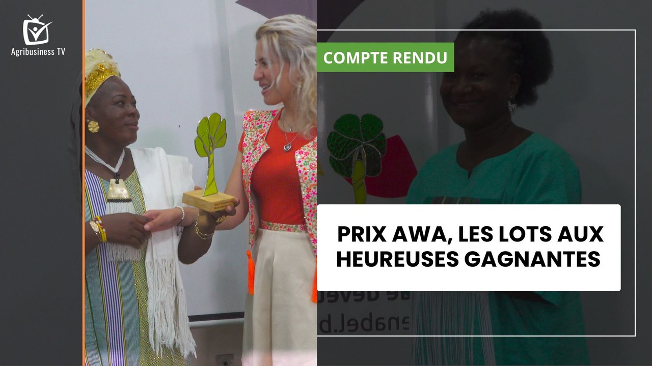 Prix Awa, les lots aux heureuses gagnantes
