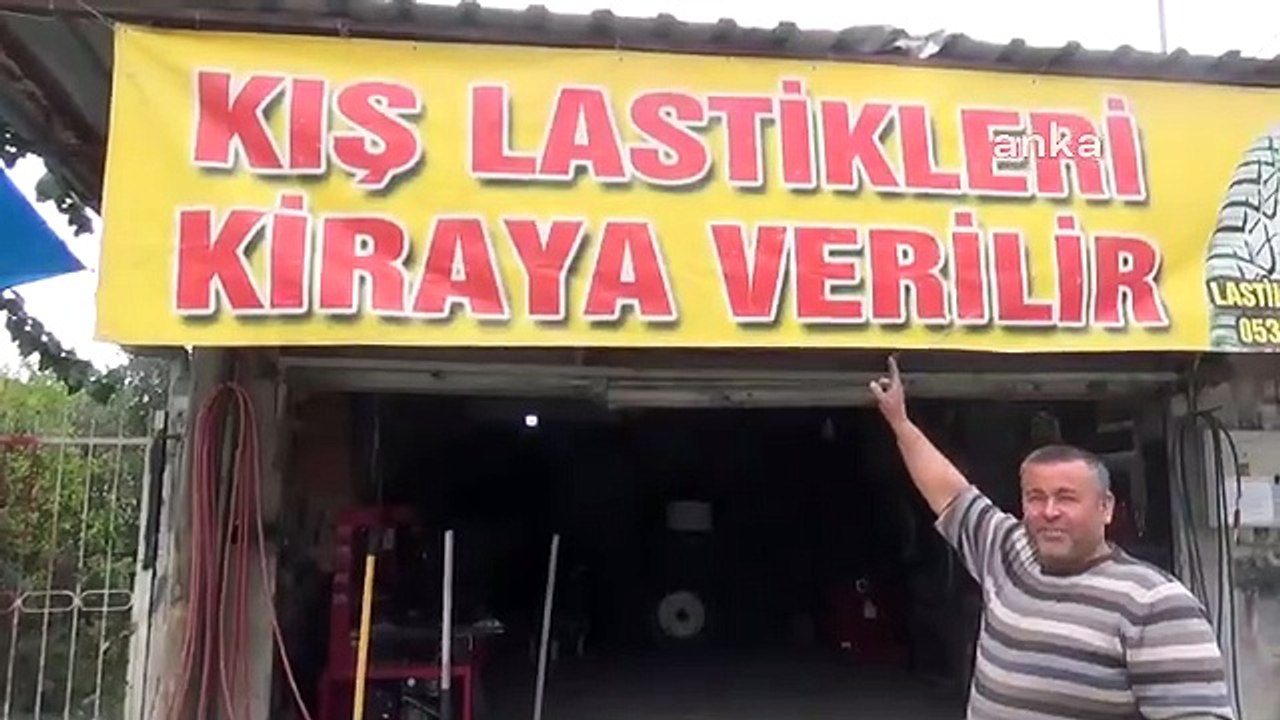 Kış lastikleri kiraya veriliyor. Ekonomik kriz yok diyenler utansın