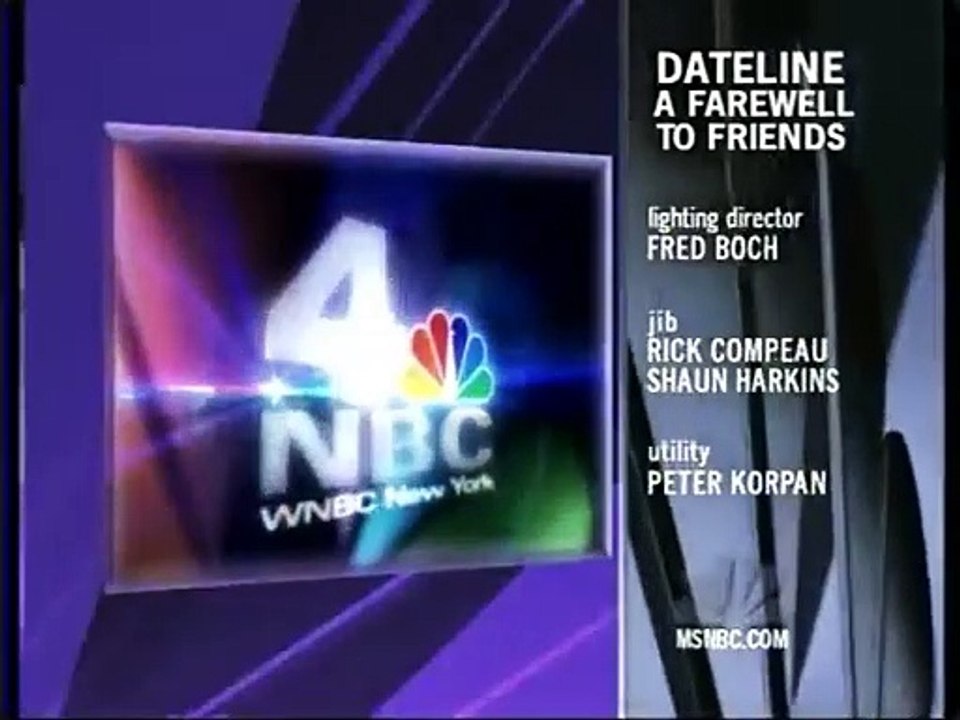 Dateline A Farewell To Friends NBC Split Screen Credits (Remake) video Dailymotion