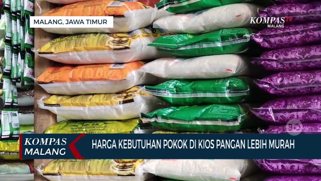 Kios Pangan, Tekan Kenaikan Harga Bahan Pokok