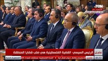 مؤتمر صحفي مشترك بين الرئيس السيسي ورئيس أذربيجان بقصر الاتحادية