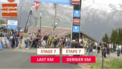 Critérium du Dauphiné 2024 - Last KM of Stage 7