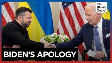 Biden apologizes to Zelenskyy for monthslong congressional holdup to weapons that let Russia advance