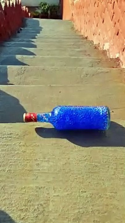 Glass Bottle Breaking