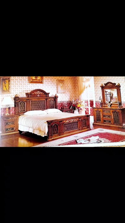 Latest wooden bed design.