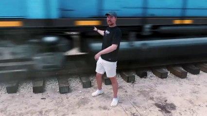 Train Vs Giant Pit