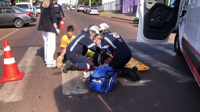 Vítimas ficam feridas em acidente no bairro Tarumã