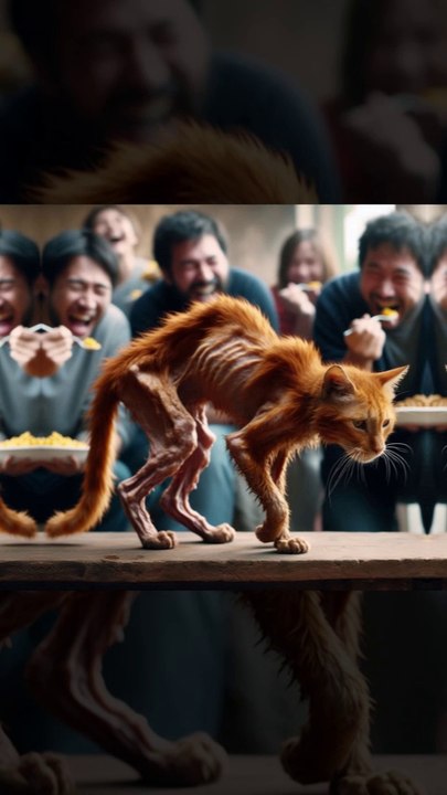 Poor Cat is Hungry