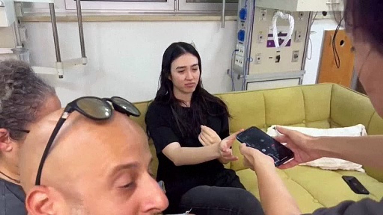 Israeli rescued hostage Argamani speaks on phone with president Herzog