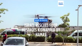 Israel rescues four hostages from Gaza in deadly operation