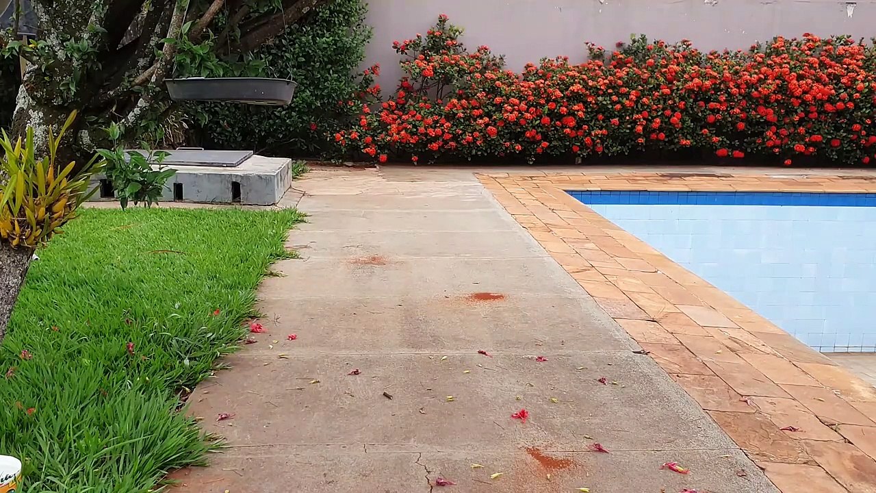 A piscina vazia