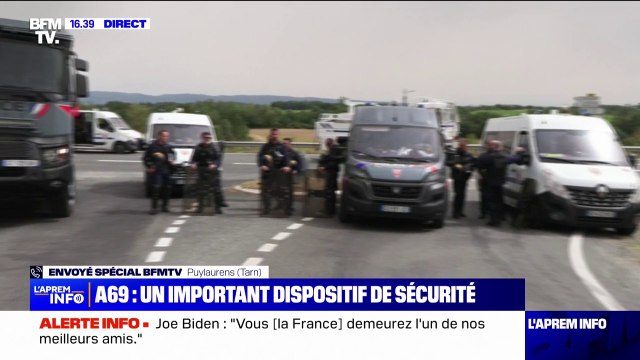 Manifestation contre l'A69: le cortège scindé en deux