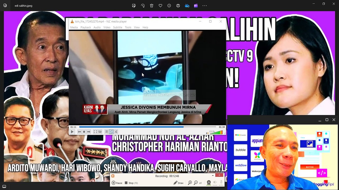 EDI DARMAWAN SALIHIN SEMBUNYIKAN POTONGAN VIDEO CCTV 9 DARI PENGADILAN KOMPLOT DGN TITO KARNAVIAN!