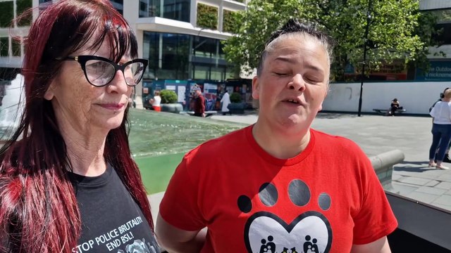 Protest in Sheffield city centre over laws banning breeds including XL Bullies