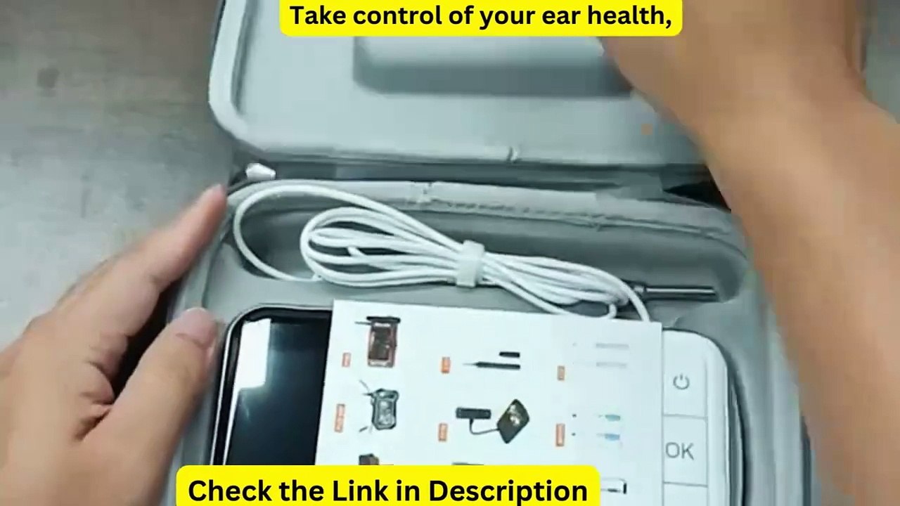 4.5 Inch LCD Digital Otoscope 3.9mm 1080P Ear Scope Camera with 6 Lights Ear Wax Removal for Kids