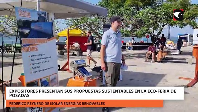 Expositores presentan sus propuestas sustentables en la Eco-Feria de Posadas