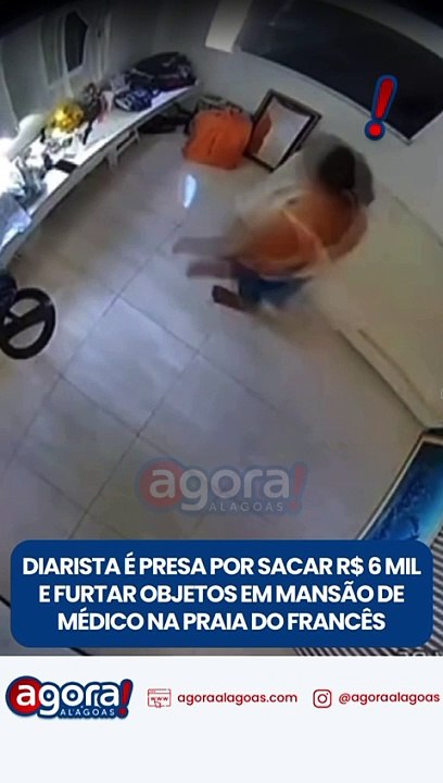 Diarista é pr3sa por sacar R$ 6mil