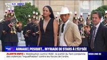 Pharrell Williams, John Kerry, Salma Hayek... Les invités du dîner d'État en l'honneur de Joe Biden arrivent au palais de l'Élysée