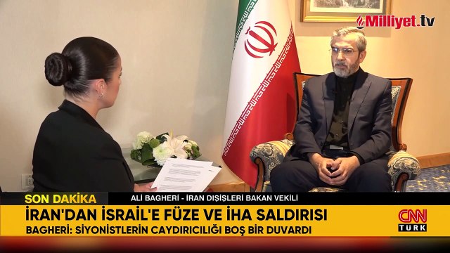 İran Dışişleri Bakan Vekili Bagheri CNN TÜRK'te konuştu! 'İran ve Türkiye ilişkilerinin geleceği aydınlıktır'