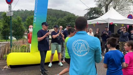 La Fouillouse a créé son propre passage de la flamme