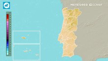 O fim e o início da semana será marcado por episódios de chuva, com mais expressão no interior de Portugal continental