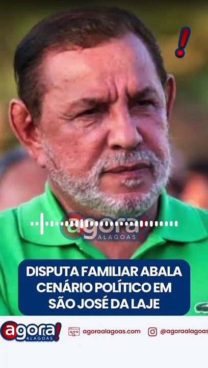 DISPUTA FAMILIAR ABALA CENÁRIO POLÍTICO EM SÃO JOSÉ DA LAJE