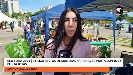 Eco Feria 2024 | Utiliza restos de maderas para hacer porta espejos y porta joyas