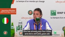 Swiatek is an unbelievable player - Paolini after French Open final defeat