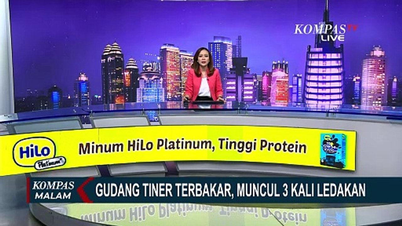 3 Kali Ledakan saat Kebakaran Gudang Tiner di Tangerang, Warga Panik
