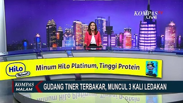 3 Kali Ledakan saat Kebakaran Gudang Tiner di Tangerang, Warga Panik