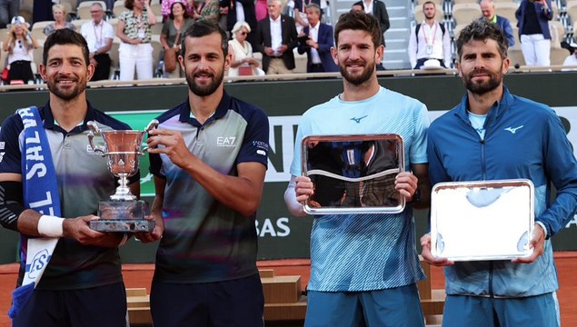 Dal Roland Garros: Parlano Simone Bolelli e Andrea Vavassori dopo la sconfitta nella finale di doppio (08 giugno 2024)