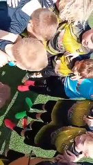 La victoire des u11A contre vermelles la joie pour eux .