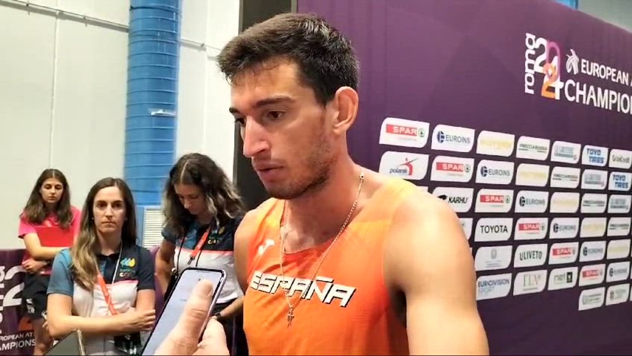 Quique Llopis, plata en 110 vallas en los Europeos de Roma