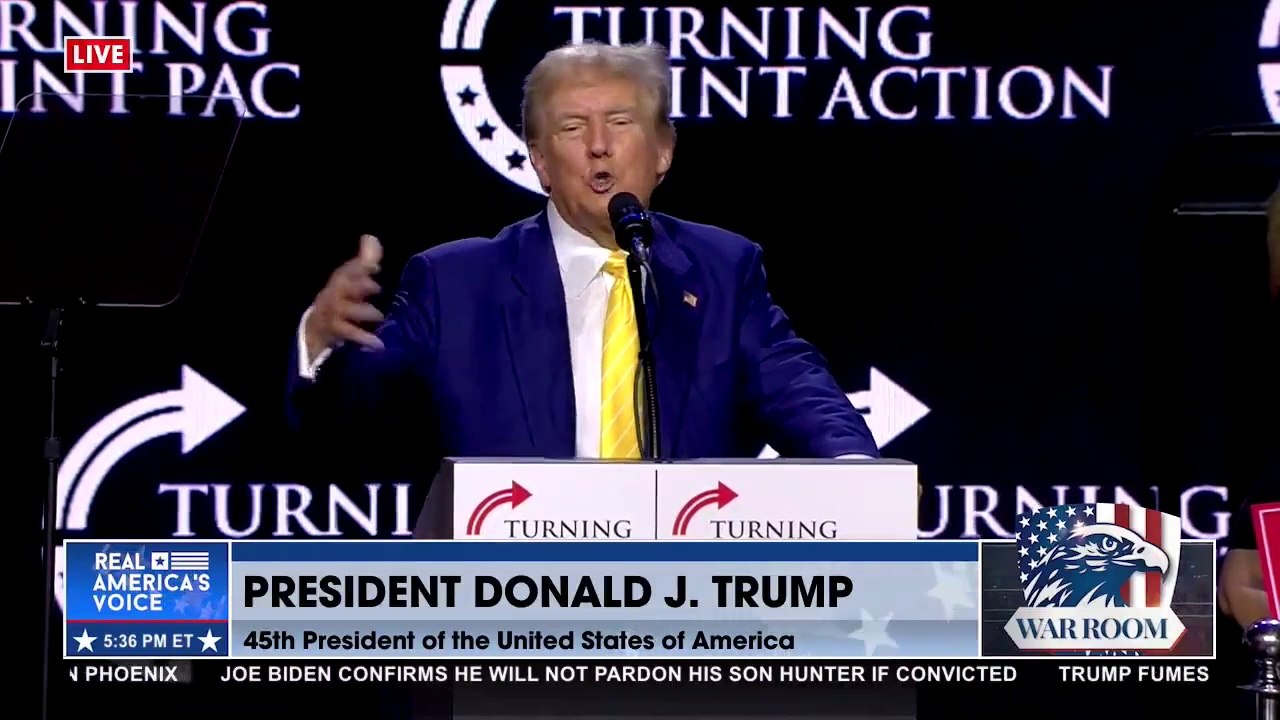 Trump: Less than four years ago, I handed Joe Biden the strongest, most secure border in US history