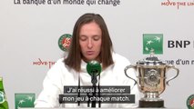 Roland-Garros - Swiatek : ''Très fière de moi''