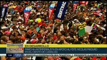 El pueblo caraqueño se movilizó en apoyo al Pdte. Maduro