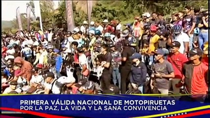 Pdte. Maduro lideró 1era Válida Nacional de Motopiruetas por la Paz, la Vida y la Sana Convivencia