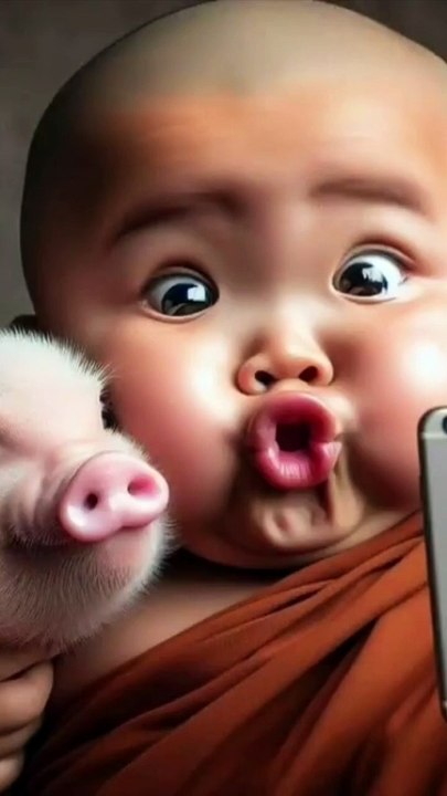 ™|| cute moments of cute Monk ||#cutebaby#funny#cute#cutemonk#status  Funny video Hindi short follow me friends viral_Reels videos