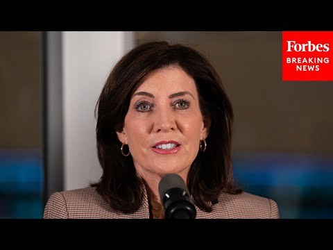 Gov. Kathy Hochul Holds Press Briefing At Close Of New York State Legislative Session