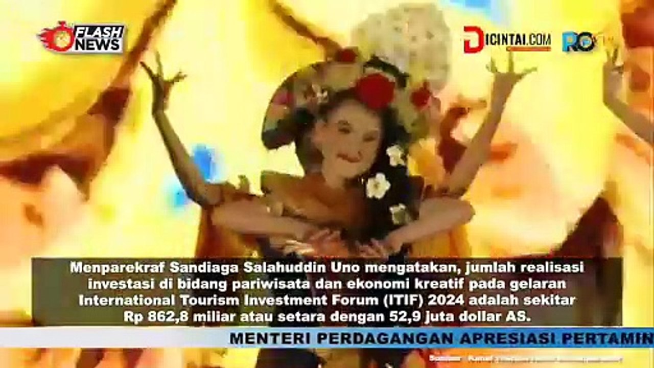 Kemenparekraf Umumkan Dana 800 Milyar untuk Pariwisata dan Industri Kreatif Pasca Sukses Gelar International Tourism Forum 2024