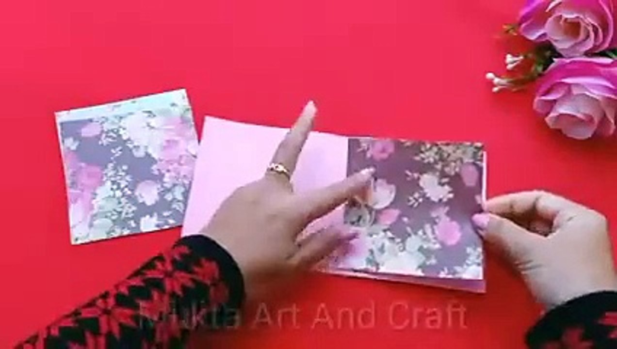 How to make Envelope New Year Card__Handmade easy card Tutorial