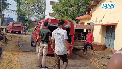 Lakhisarai में लकड़ी की मिल में लगी आग, लाखों का नुकसान