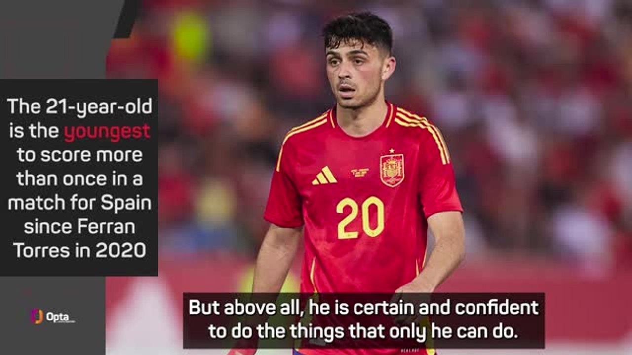 'Pedri has to meet Pedri' - De la Fuente on midfielder's confidence