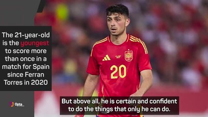 'Pedri has to meet Pedri' - De la Fuente on midfielder's confidence