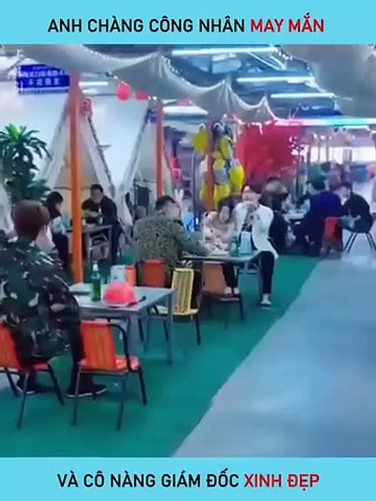 anh công nhân may mắn