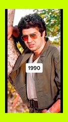 Sunny Deol indian best actor life with years. Difference in face structures with years.