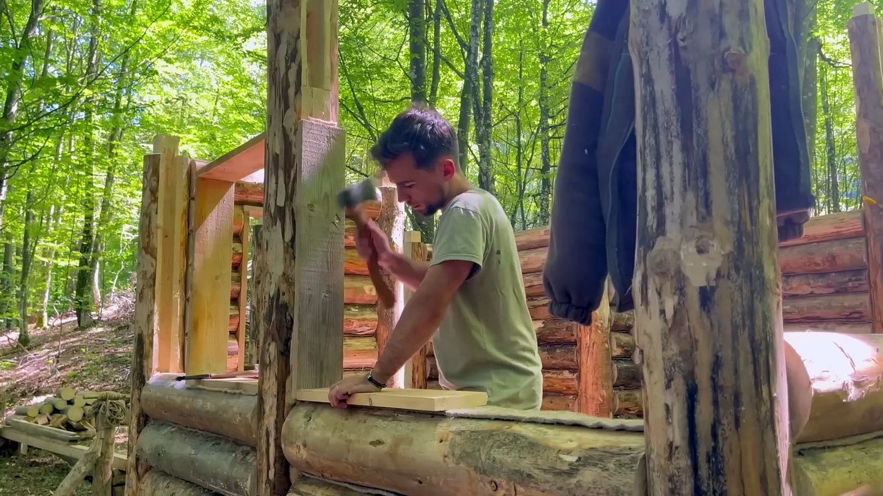 Big house made in the forest.start to finish