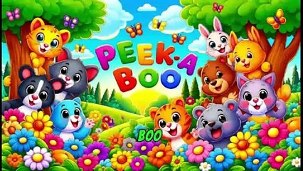 Peekaboo Song - Learn Animals! | Nursery Rhymes & Kids Songs | Little Melody Junction