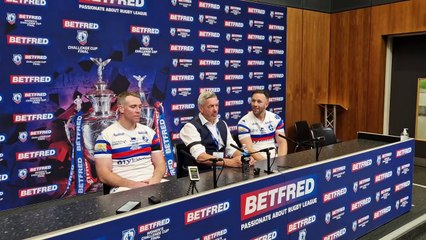 Wakefield Trinity 1895 Cup final victory press conference